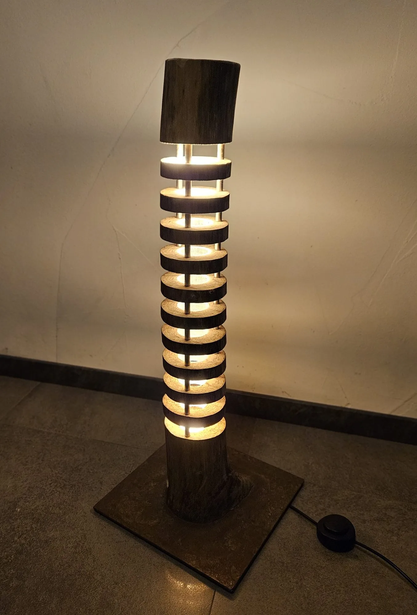 Scheibenlampe 89 cm